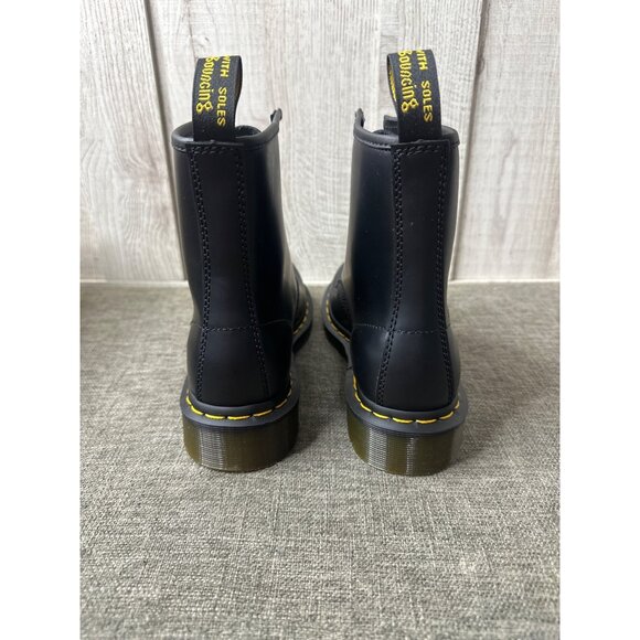 Dr. Martens 1460 Womens Black Smooth Leather Lace-Up Boots Size 5 US / 36 EU - Picture 3 of 11